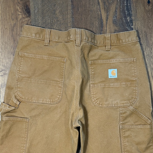 Carhartt Men's Brown Work Pants - Picture 6 of 8